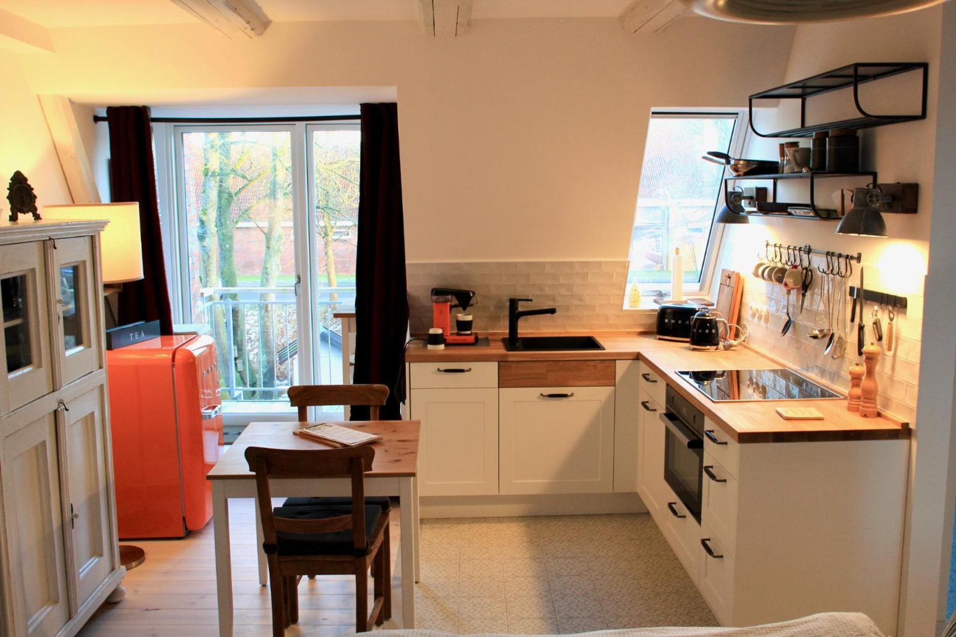 Gaestehaus Kajuete Direkt Am Wasser Friedrichstadt Ngoại thất bức ảnh